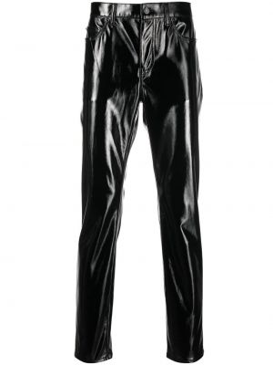 Pantaloni slim fit Saint Laurent negru
