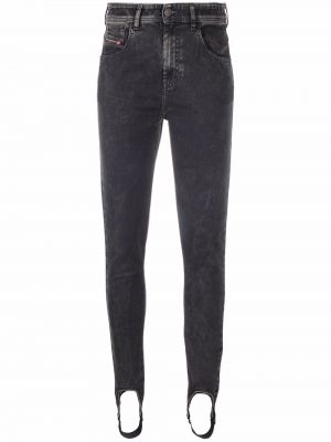 Skinny jeans Diesel grå