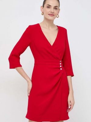 Sukienka mini dopasowana Morgan czerwona