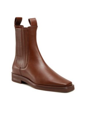 Chelsea boots Gino Rossi hnedá