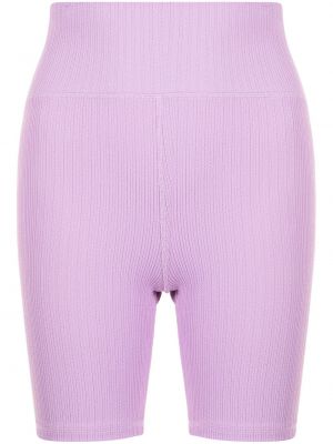 Pantalones cortos deportivos de cintura alta The Upside violeta
