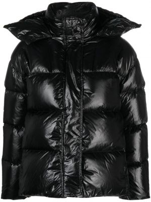 Pernata jakna s kapuljačom Aspesi crna