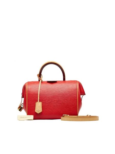 Torebka skórzana Louis Vuitton Vintage czerwona
