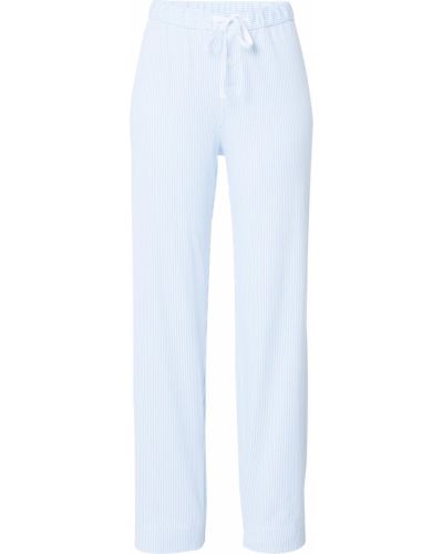 Lauren Ralph Lauren Pantaloni de pijama  albastru deschis / alb murdar