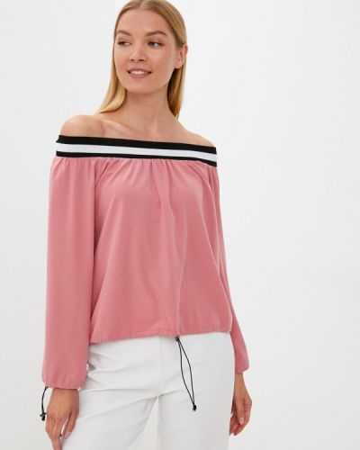 Блузка с открытыми плечами Pavesa розовая