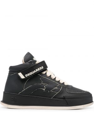 Sneakers con stampa Dsquared2 nero