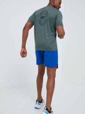 Běžecké tričko Reebok   - Zelená