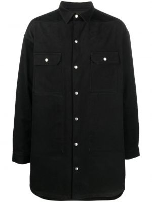 Camicia oversize Rick Owens nero