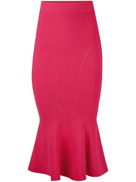 Peplum hame Nina Ricci punainen