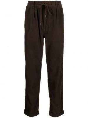 Pantaloni dritti ricamati di lana a rombi Polo Ralph Lauren