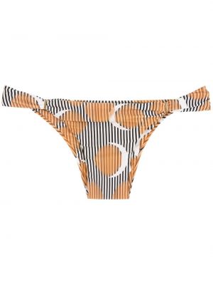 Bikini con drappeggi Lenny Niemeyer arancione