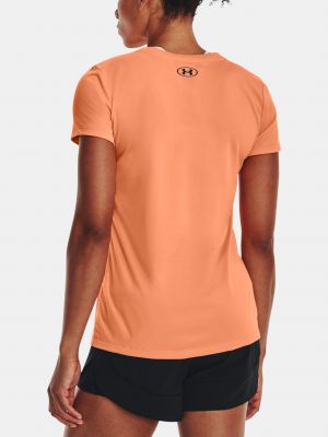 Tričko s dlhými rukávmi Under Armour oranžová