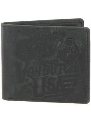 Czarny portfel Von Dutch