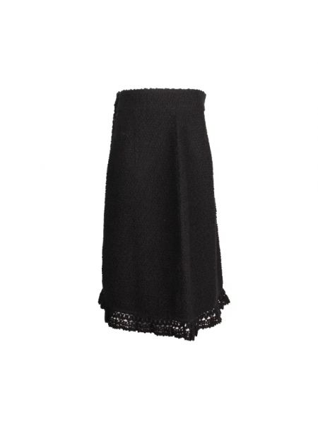Spódnica wełniana Dolce & Gabbana Pre-owned czarna