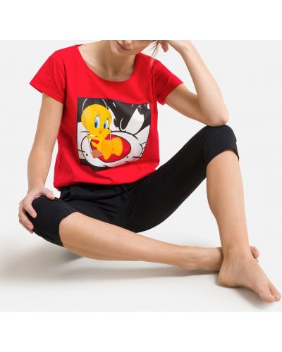 Pantalones Looney Tunes rojo