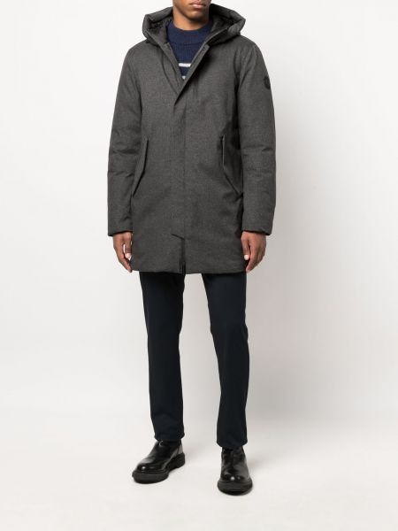 Mantel mit kapuze Woolrich grau