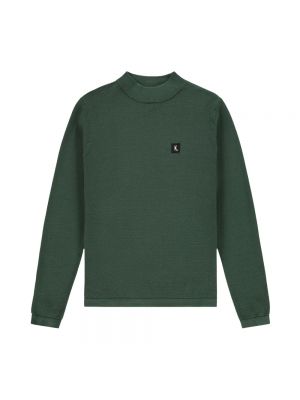Sweter z okrągłym dekoltem Kultivate zielony