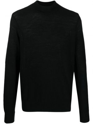 Merinowolle woll sweatshirt Parajumpers schwarz