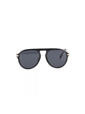 Czarne okulary przeciwsłoneczne Louis Vuitton Vintage