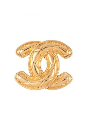 Brosa Chanel Pre-owned auriu