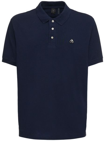 Tricou polo din bumbac Moose Knuckles
