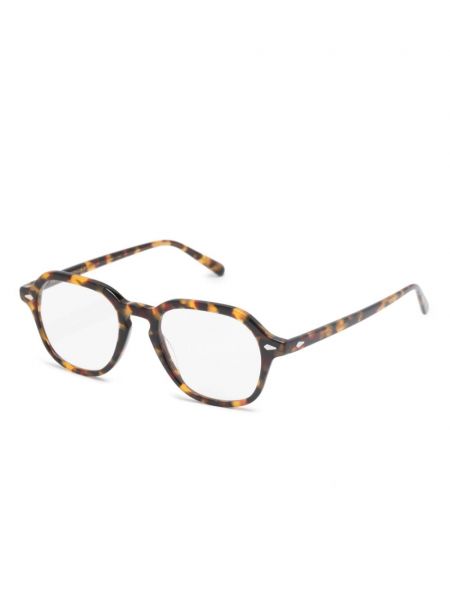 Okulary Moscot brązowe