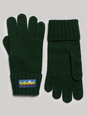 Перчатки Superdry зеленые