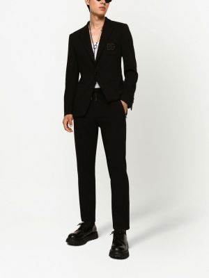 Спортни панталони от джърси Dolce & Gabbana черно