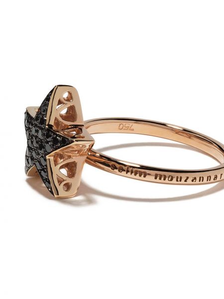 Z růžového zlata prsten s hvězdami Selim Mouzannar