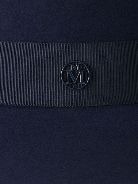 Wodoodporna czapka filcowa Maison Michel niebieska