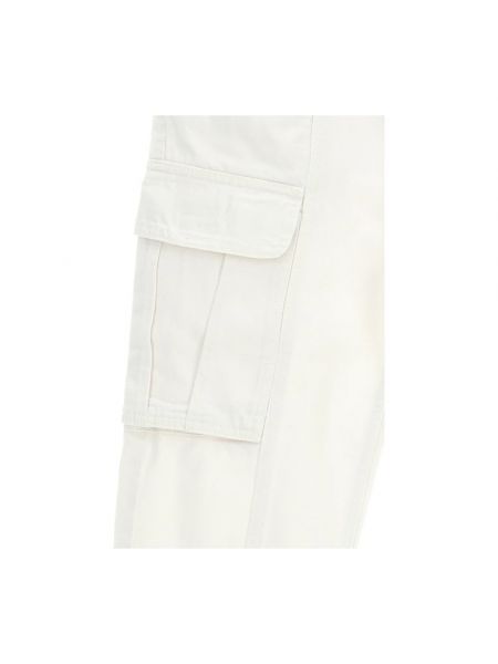 Pantalones rectos elegantes Isabel Marant blanco