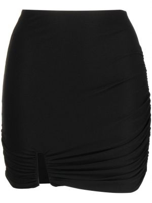 Přiléhavé mini sukně z nylonu Alix Nyc - černá