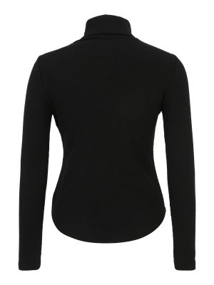 Marškinėliai ilgomis rankovėmis Gap Petite juoda