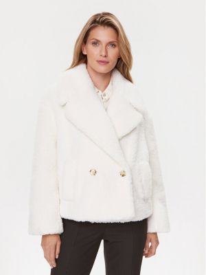 Oversized kabát Boss fehér