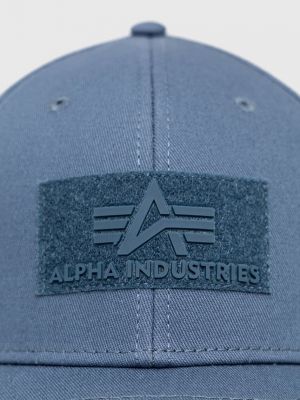 Хлопковая шапка с аппликацией Alpha Industries