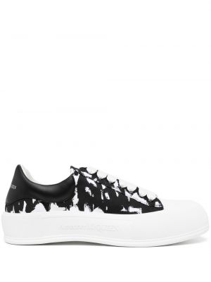 Trykt sneakers Alexander Mcqueen hvit