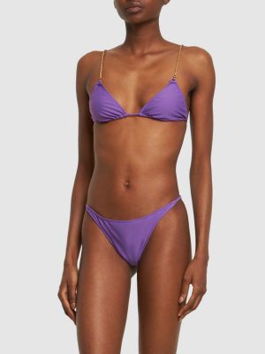 Bikini con cuentas Dolla Paris violeta