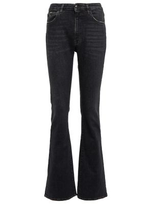 Zvonové džíny s vysokým pasem 3x1 N.y.c. modré