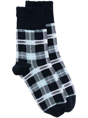 Žakárové kockované bavlnené ponožky Thom Browne
