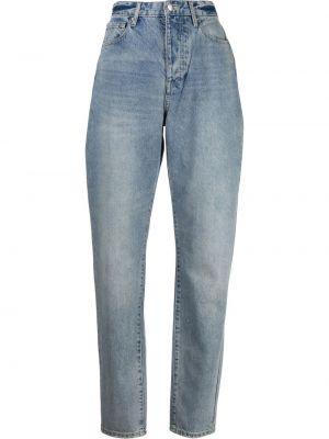 Høy midje boyfriend jeans Armani Exchange blå