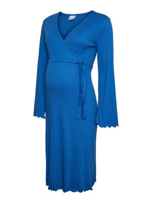 Mini šaty Mamalicious modrá