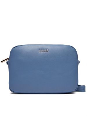Leder schultertasche mit taschen Liu Jo blau
