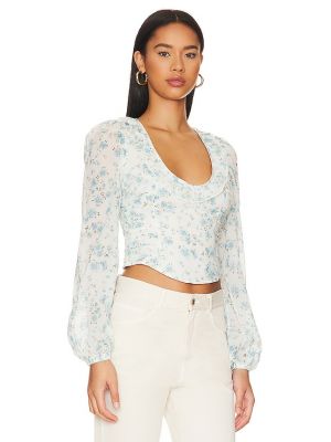 Top Free People blanco