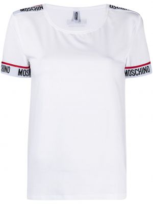 Camiseta slim fit Moschino blanco