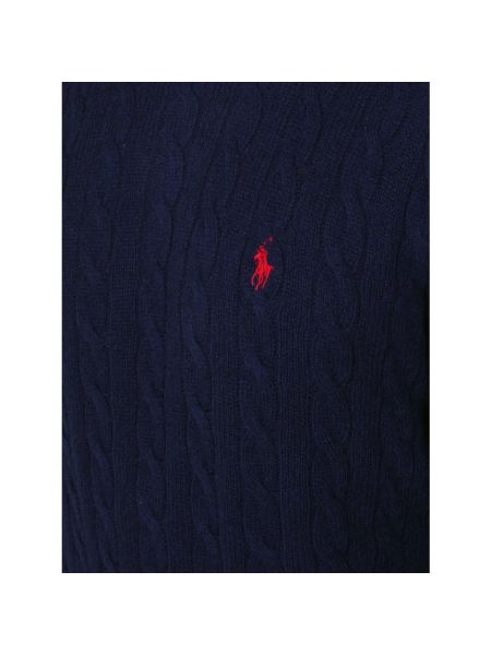 Jersey de cachemir de tela jersey con estampado de cachemira Ralph Lauren azul