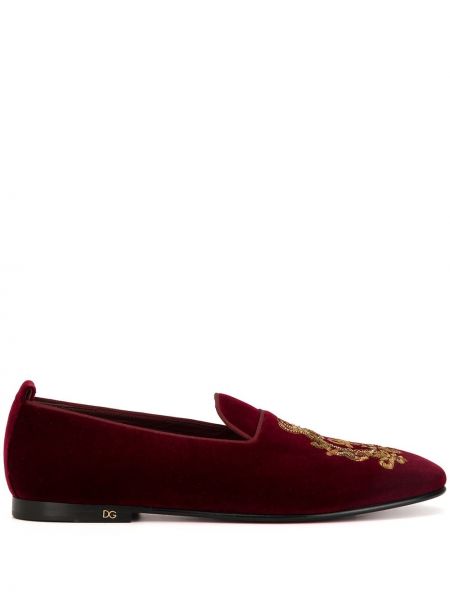 Domáce papuče Dolce & Gabbana červená