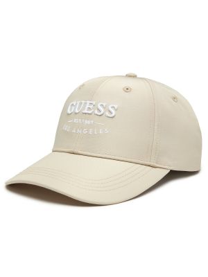 Cappello con visiera Guess beige