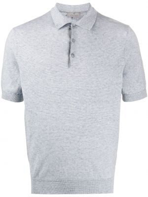 Polo slim fit Canali gris