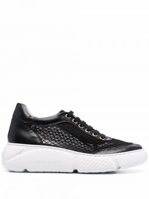 Tykk mesh sneakers Casadei svart