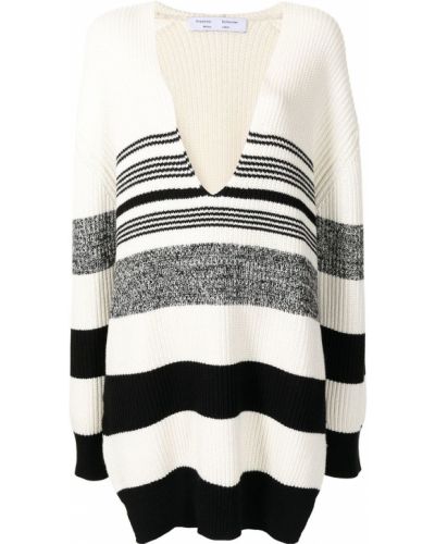Пуловер на райета с v-образно деколте Proenza Schouler White Label